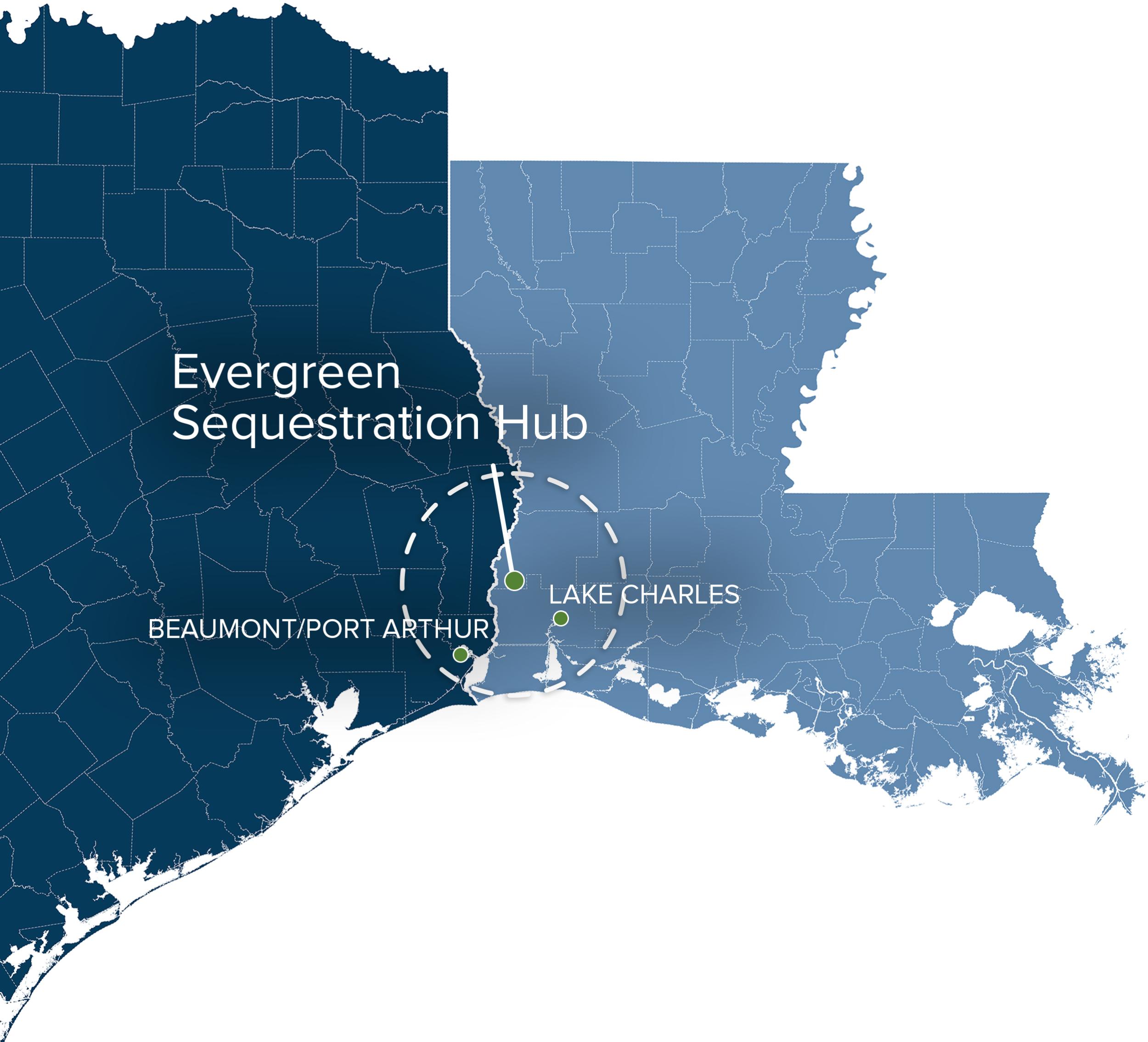 Map of Evergreen Hub Operations
